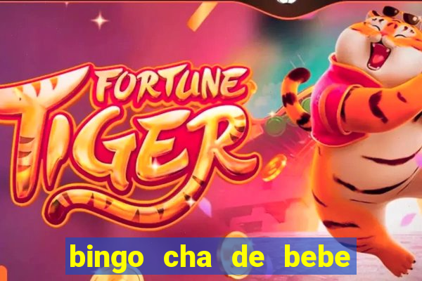 bingo cha de bebe cartelas para imprimir